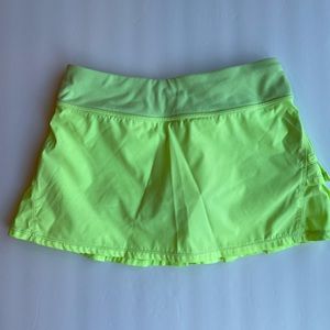 Ivivva Bright Lime Green Skort Size 8